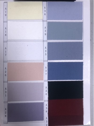 SX-LX 9883 成份：77%T 21%R 2%SP 克重：520g TR彈力斜紋 側面照